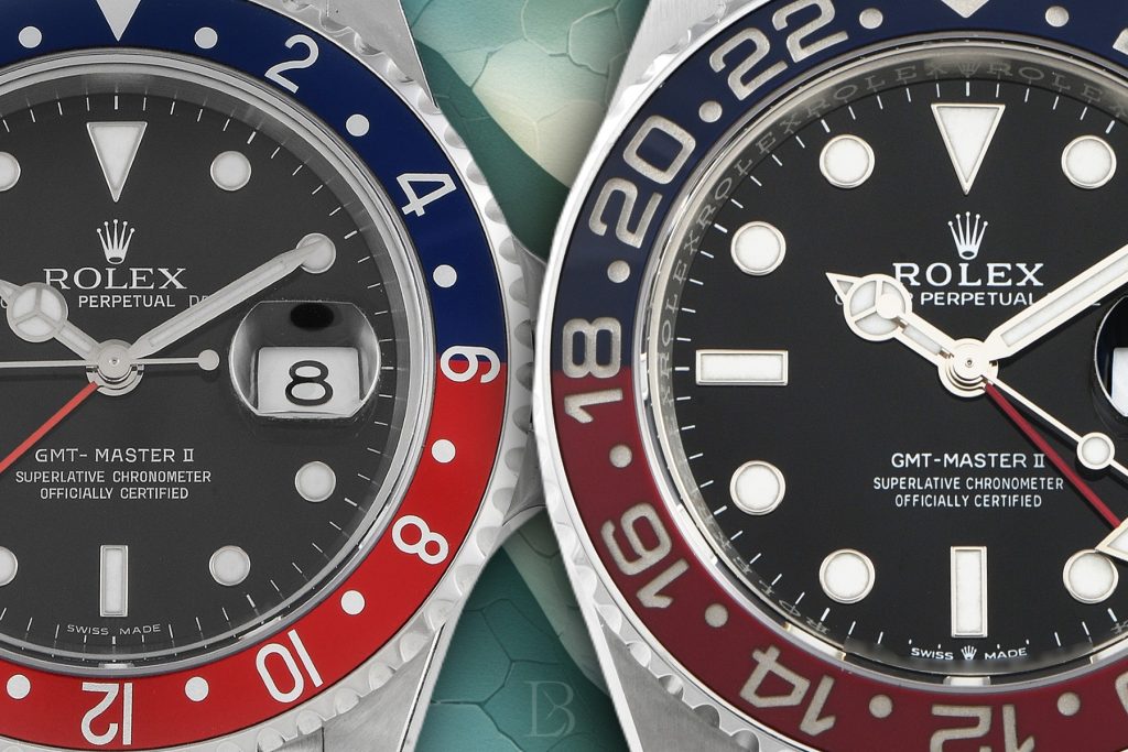 5-digit vs 6-digit Rolex bezel inserts