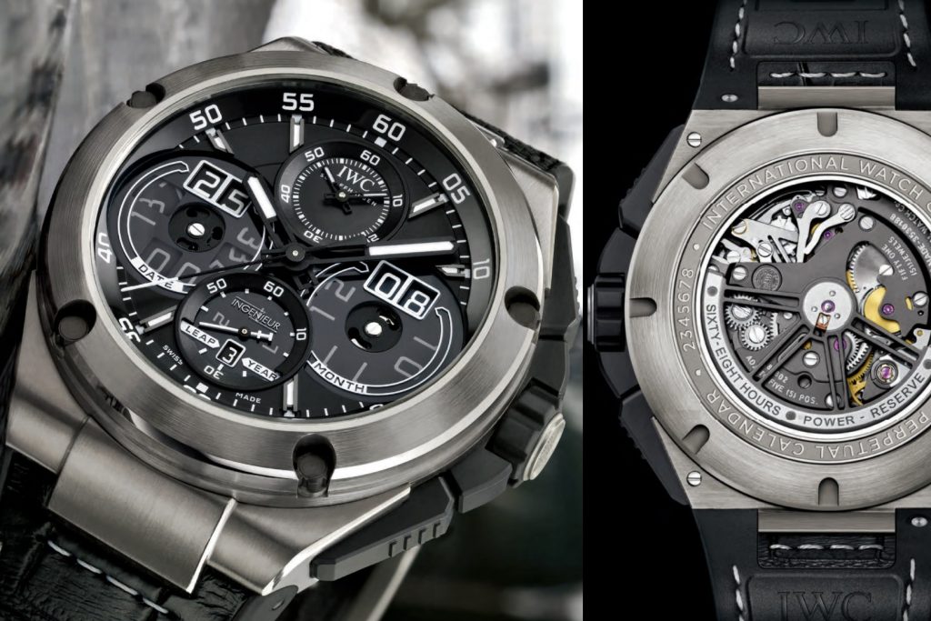 IWC Ingenieur digital date-month perpetual calendar