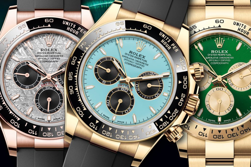 Gold Rolex Daytonas got several new dials for 2025