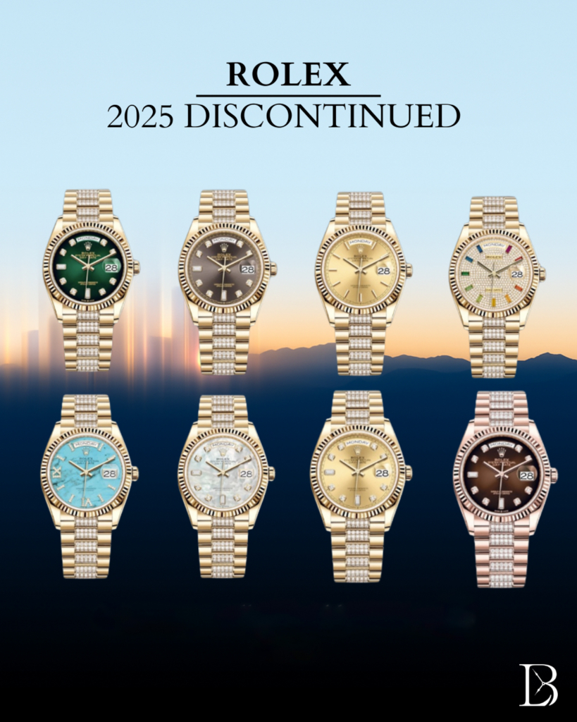 Rolex discontinued fluted bezels with diamond-set bracelets in 2025