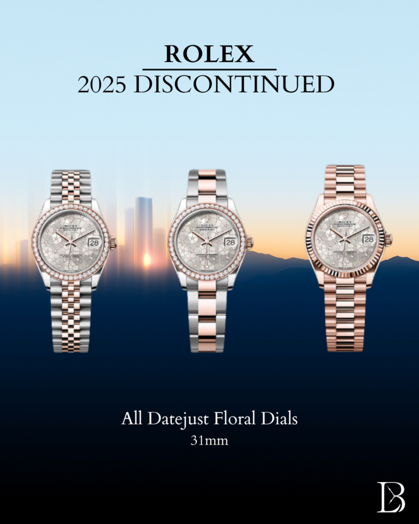 Rolex Flower Motif dials discontinued in 2025