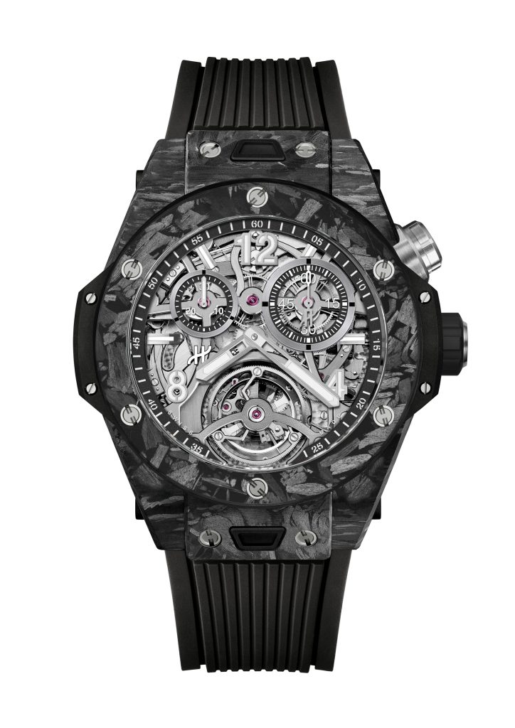 2025 Hublot Big Bang Chronograph Cathedral Minute Repeater 20th Anniversary Frosted Carbon Ref. 404.QK.0112.RX.