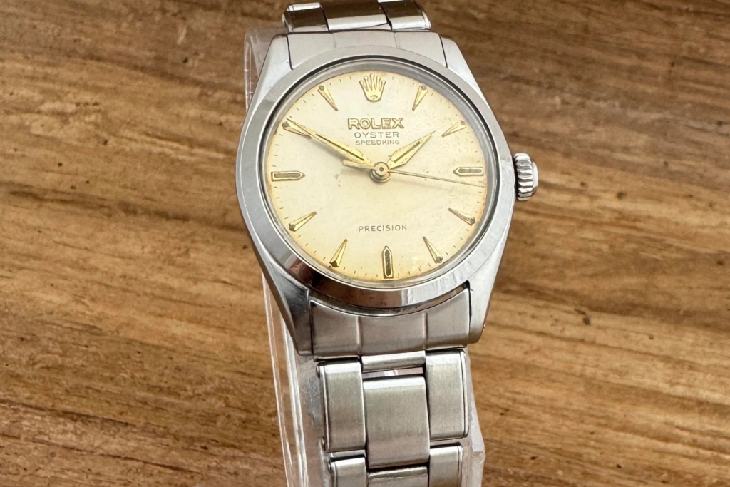 Rolex Speedking ref. 6430 with rivet bracelet