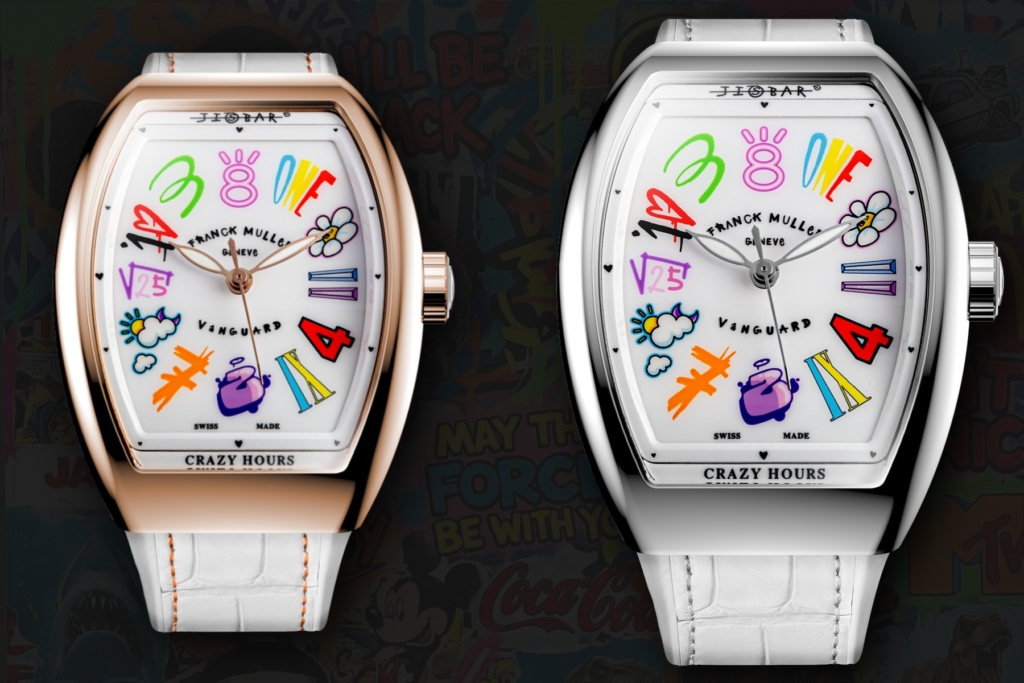 The Jisbar Ladies' line debuted in 2026. Shown: Ref. V 32 CH JSR LTD 5N (left) and V 35 CH JSR LTD AC (right). Photo: Franck Muller