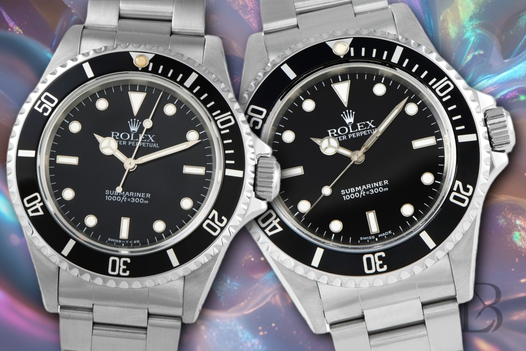 Rolex Submariner ref. 14060 from the early 1990's and ref. 14060M from the early 2000's