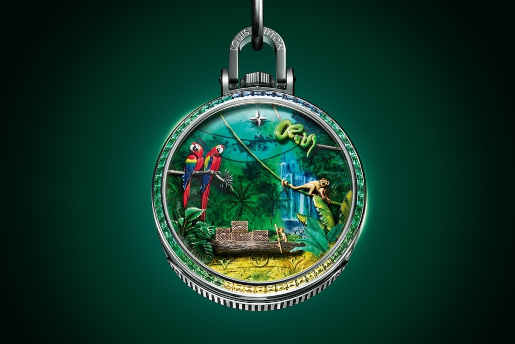 Louis Vuitton Escale en Amazonie Pocket Watch
