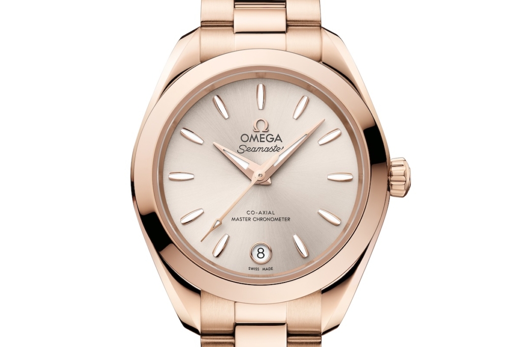 Omega Aqua Terra 30mm in Sedna Gold
