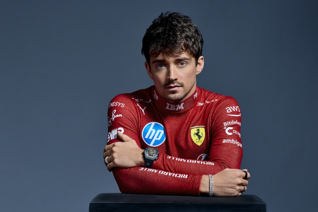 Charles Leclerc wearing RM 43-01 in carbon
