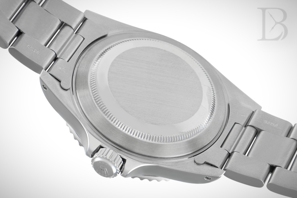 Caseback of a Rolex Submariner 14060