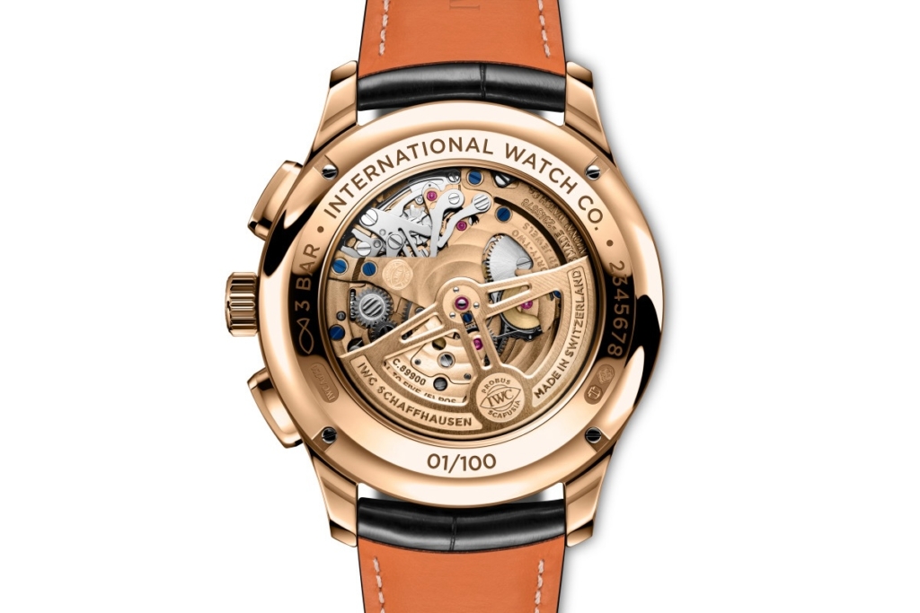 IWC Caliber 89900 with flyback chronograph, retrograde date, and flying tourbillon 