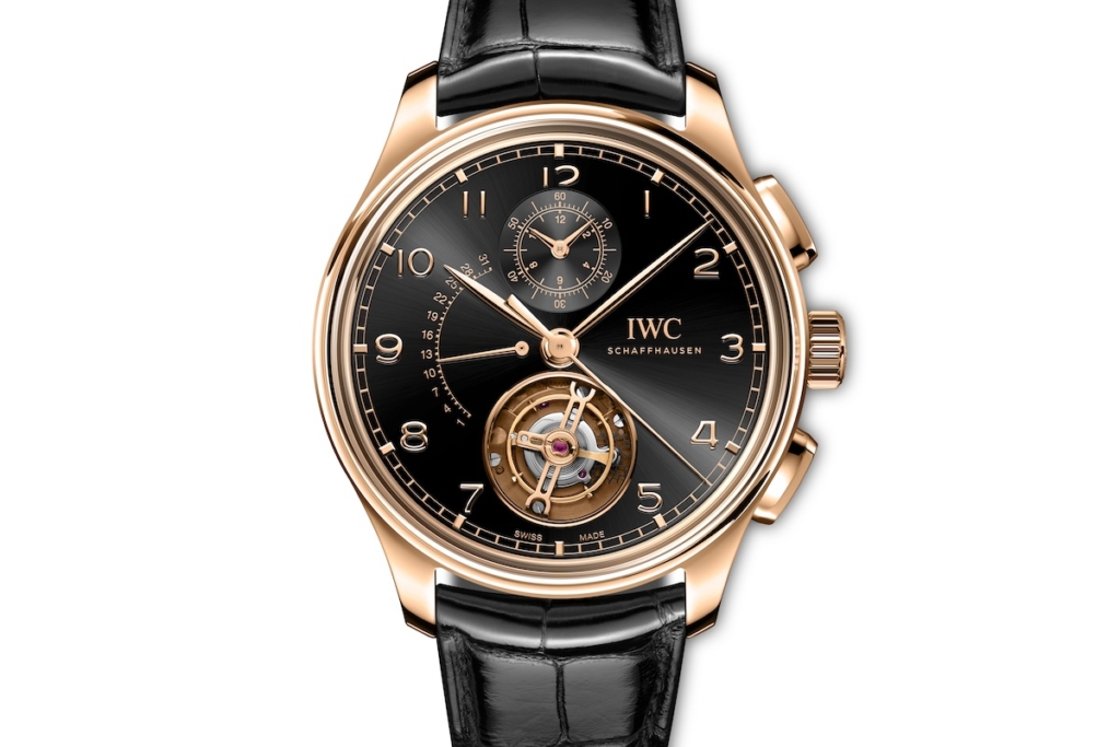 IWC Portugieser Tourbillon Rétrograde Chronograph in Armor Gold