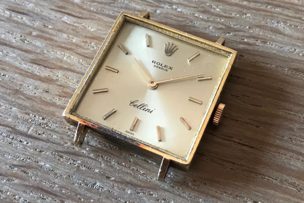 The only square Rolex Cellini that isn't a King Midas: ref. 3811