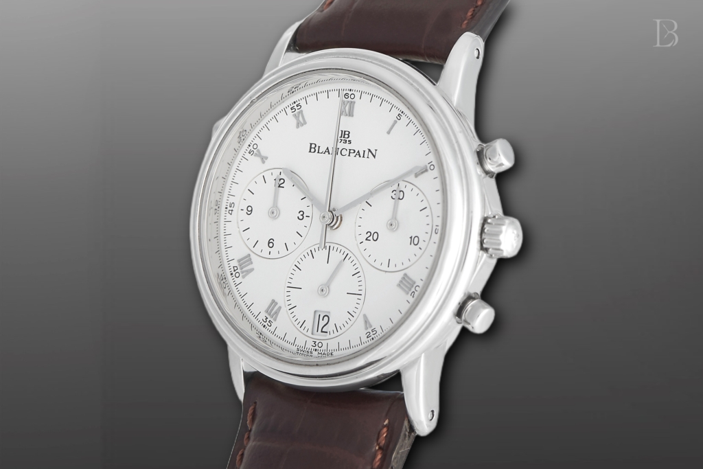 Blancpain ref. 1186 is possibly the best small complicated watch to get on a budget of $10k-$15k. Surprisingly affordable!