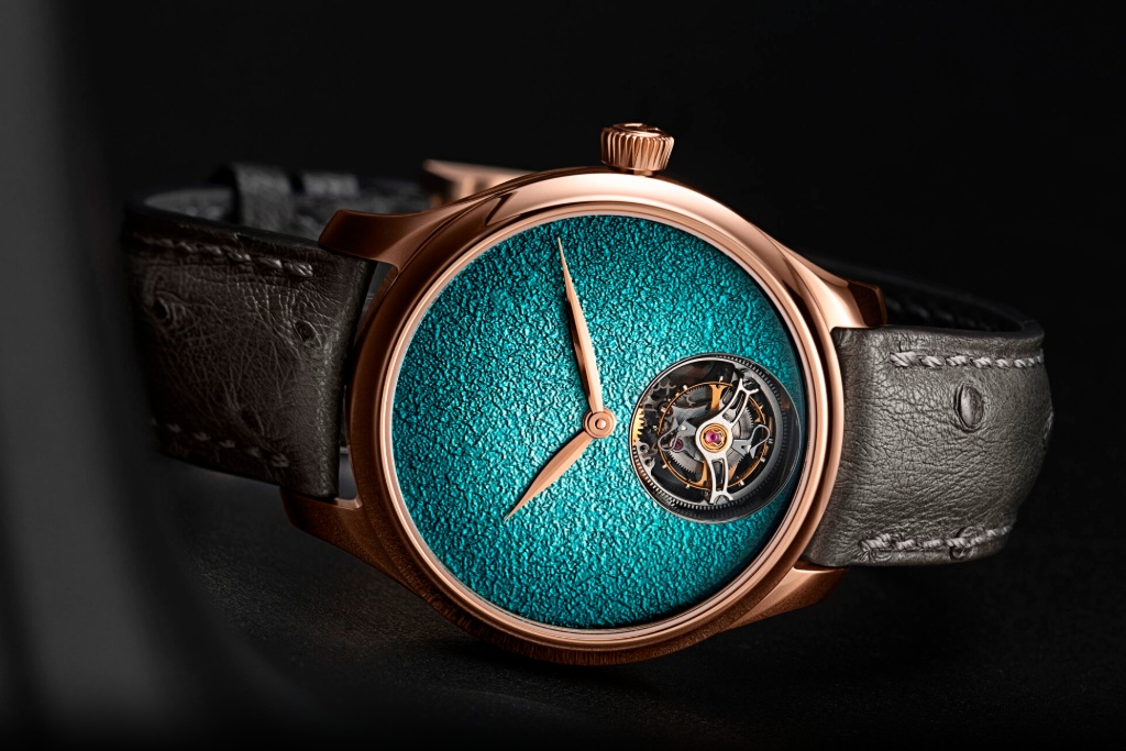 2025 H. Moser Endeavour Tourbillon Concept Turquoise Enamel