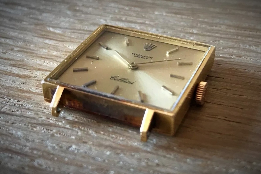 Ref. 3811, the only square Rolex Cellini outside the King Midas collection