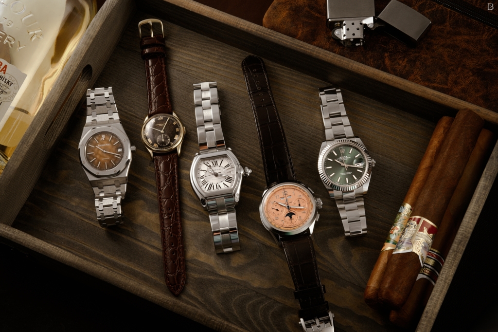 Watches from five of the top ten luxury watch brands