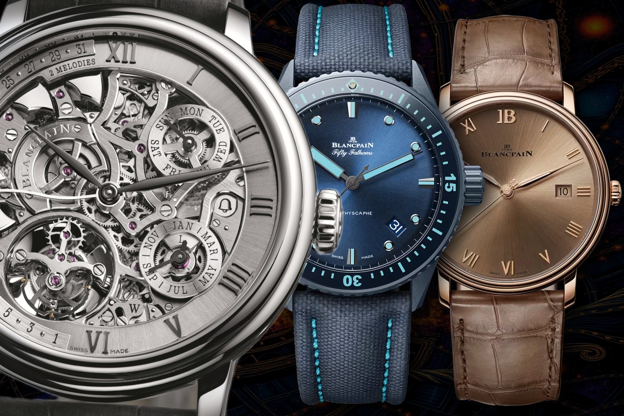 Three of the 2025 Blancpain releases
