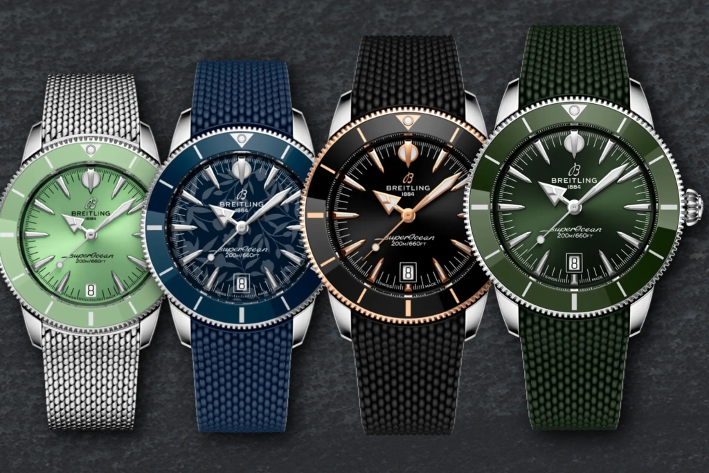 2025 Breitling Superocean Heritage releases in all four sizes