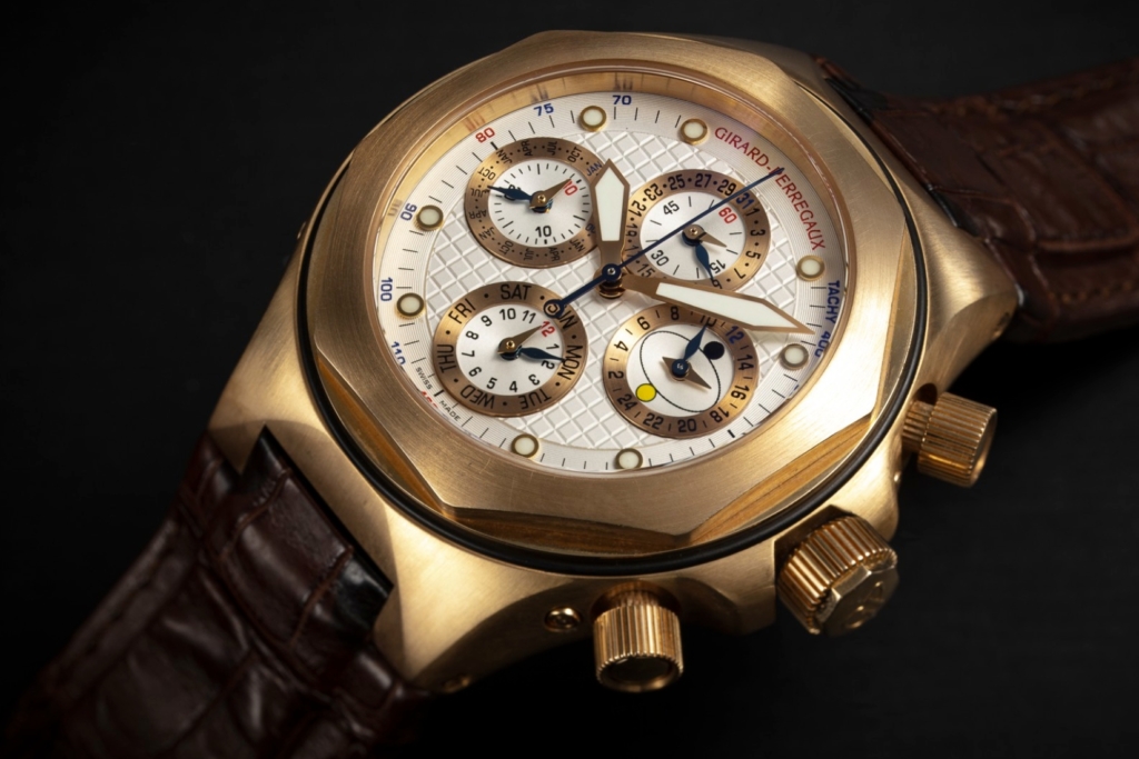 IF you want a complicated watch on a budget, consider the Girard-Perregaux Laureato Evo 3 Perpetual Calendar