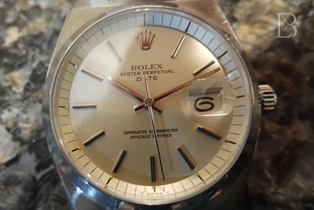 The Rolex 1530's deep dish rehaut