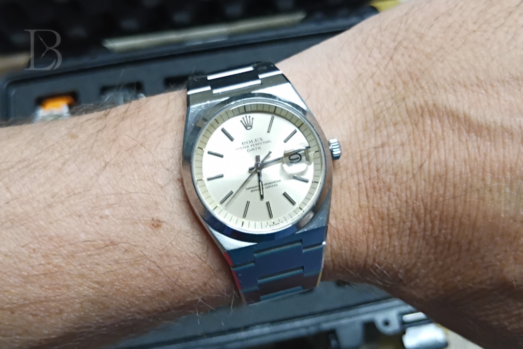 Rolex 1530 on a 7.5" wrist