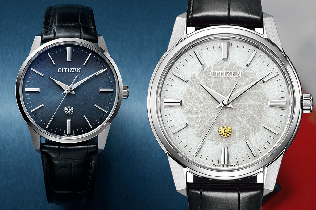 Ref. AQ6110-10L (titanium, left) and AQ6101 (steel, right). Photo: Citizen