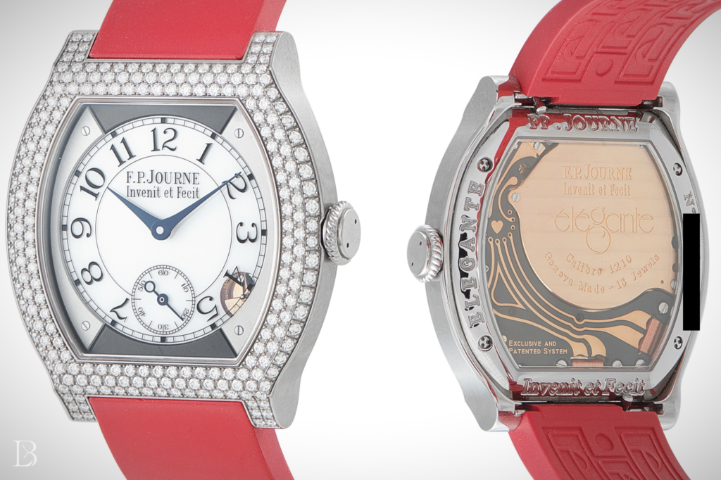 F.P. Journe Élégante in titanium with diamonds, ref. ELT