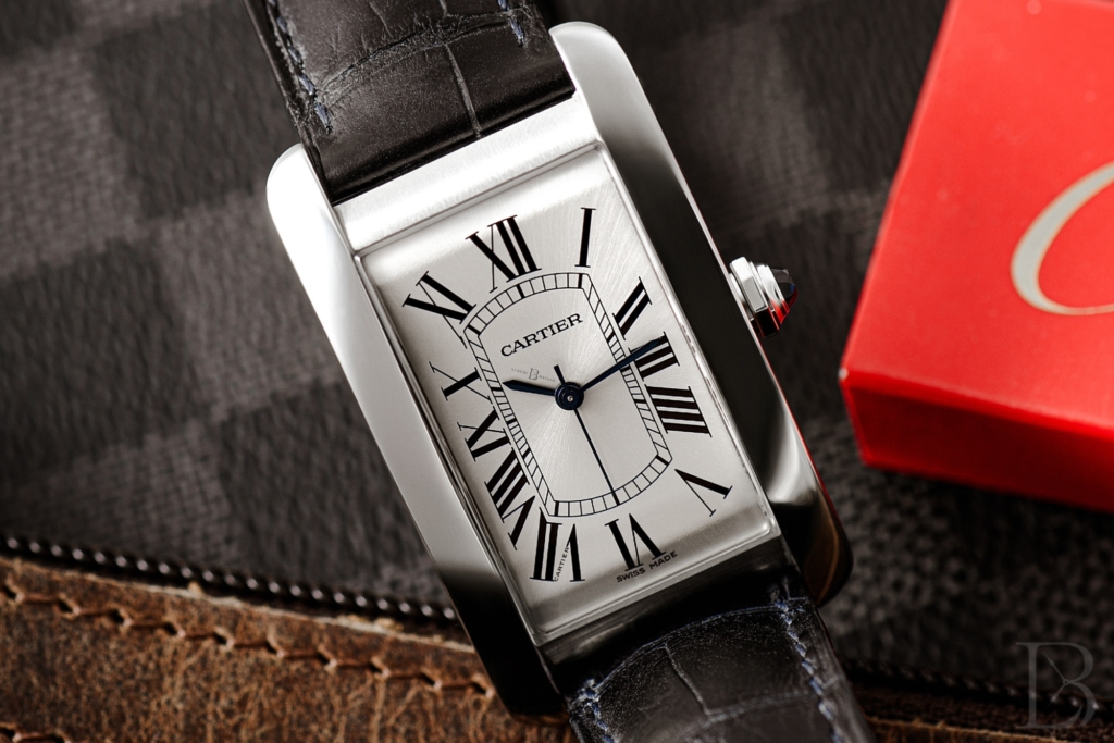 Cartier Tank Américaine Large Steel Watch WSTA0018
