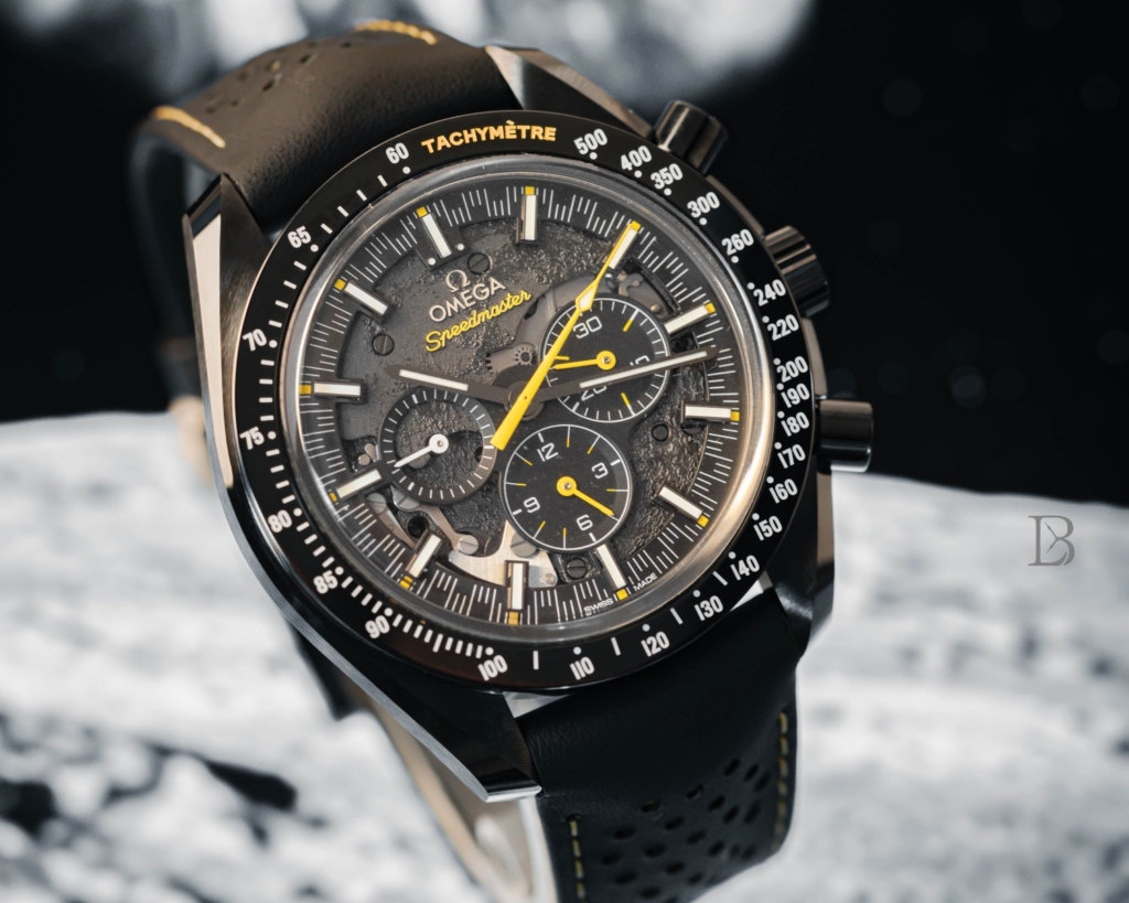 First-generation Apollo 8 Omega Dark Side of the Moon Speedmaster
