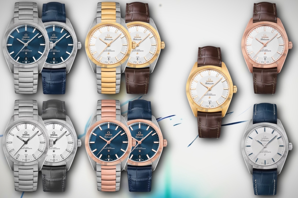 All 11 39mm Omega Globemaster models