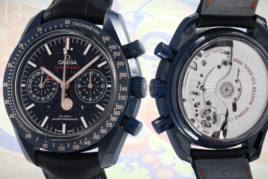 Blue Side of the Moon Speedmaster with Aventurine Glass dial