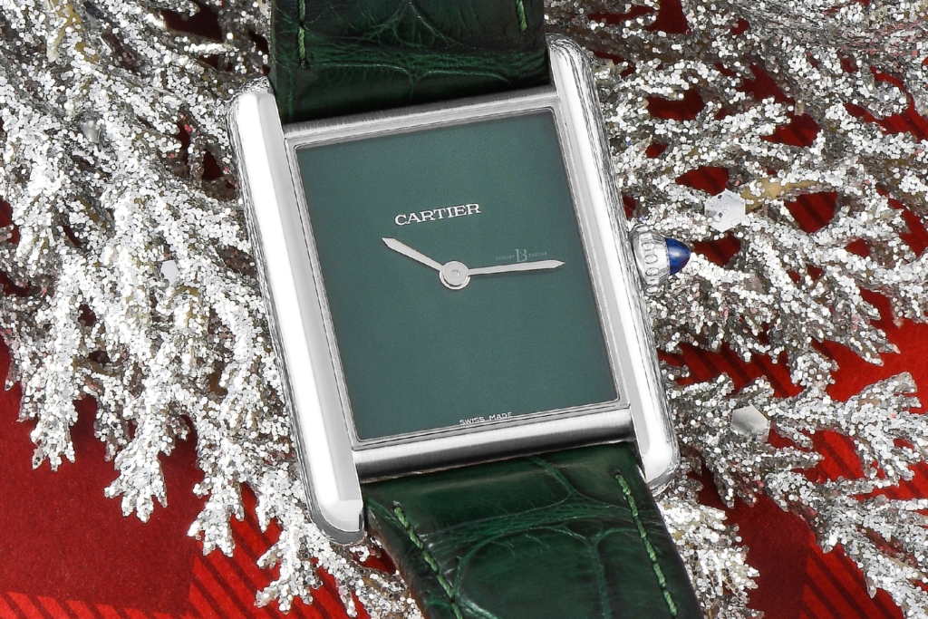 The Cartier Tank Must Large Green ref. WSTA0056 was only made from 2021-2023. It would make a classy part of a $25k collection for men or women.