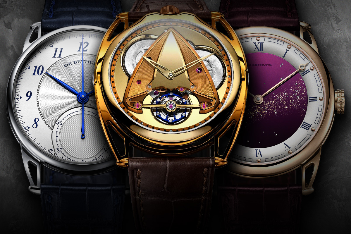 De Bethune released these three watches at different times in 2025. Photo: De Bethune