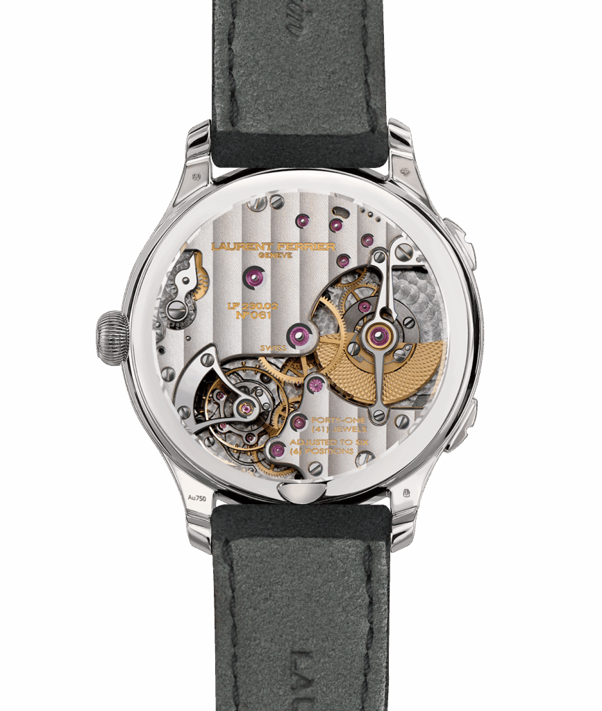 2025 Laurent Ferrier Classic Traveller Globe Night Blue back view