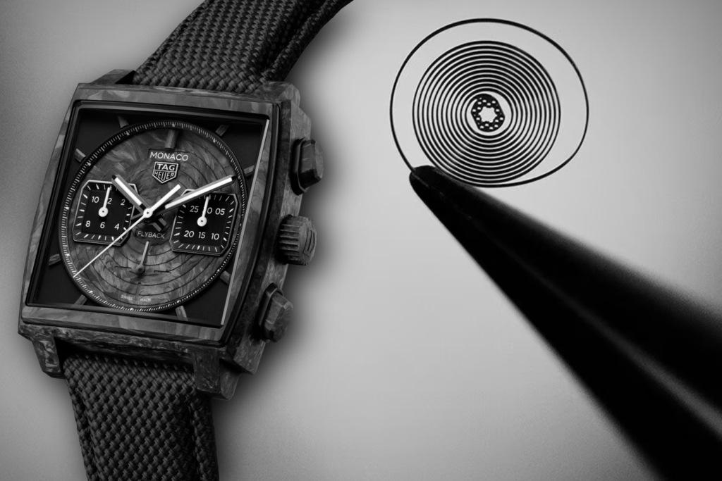 TAG Heuer Monaco Flyback Chronograph TH-Carbonspring ref. CBL5190.FT6313 was released at Geneva Watch Days 2025