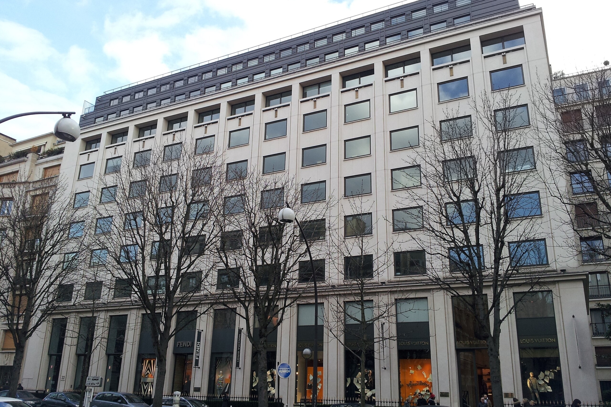 LVMH Headquarters at 22 Avenue Montaigne in Paris, France