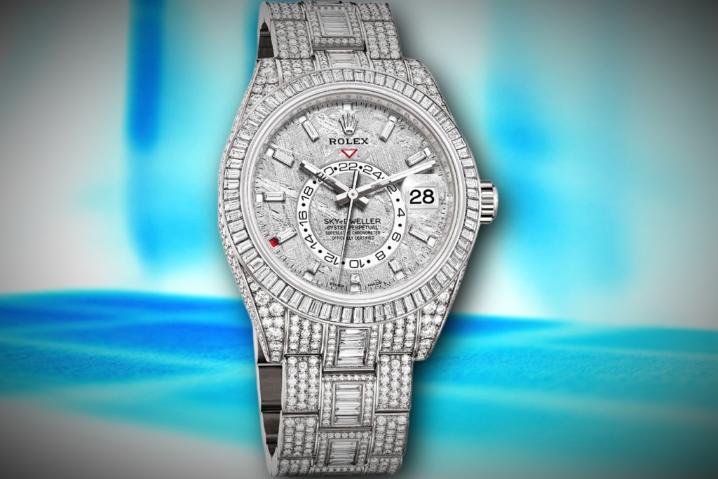 Meteorite Sky-Dweller Ref. 326959TBR , the most expensive Rolex watch at list price when it was produced