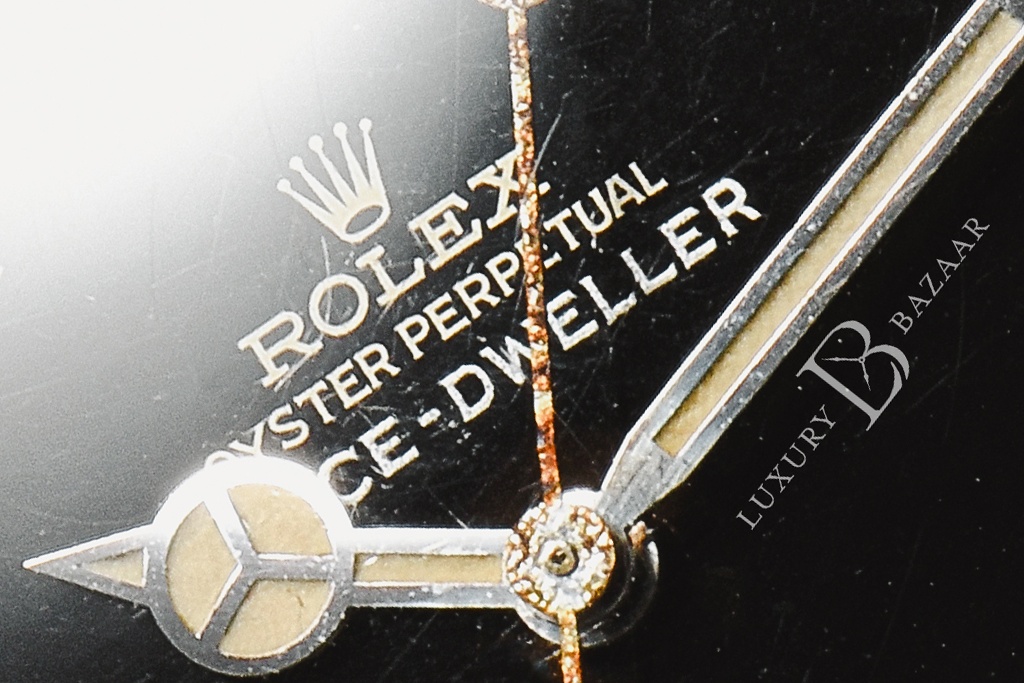 Rolex Space-Dweller dial macro