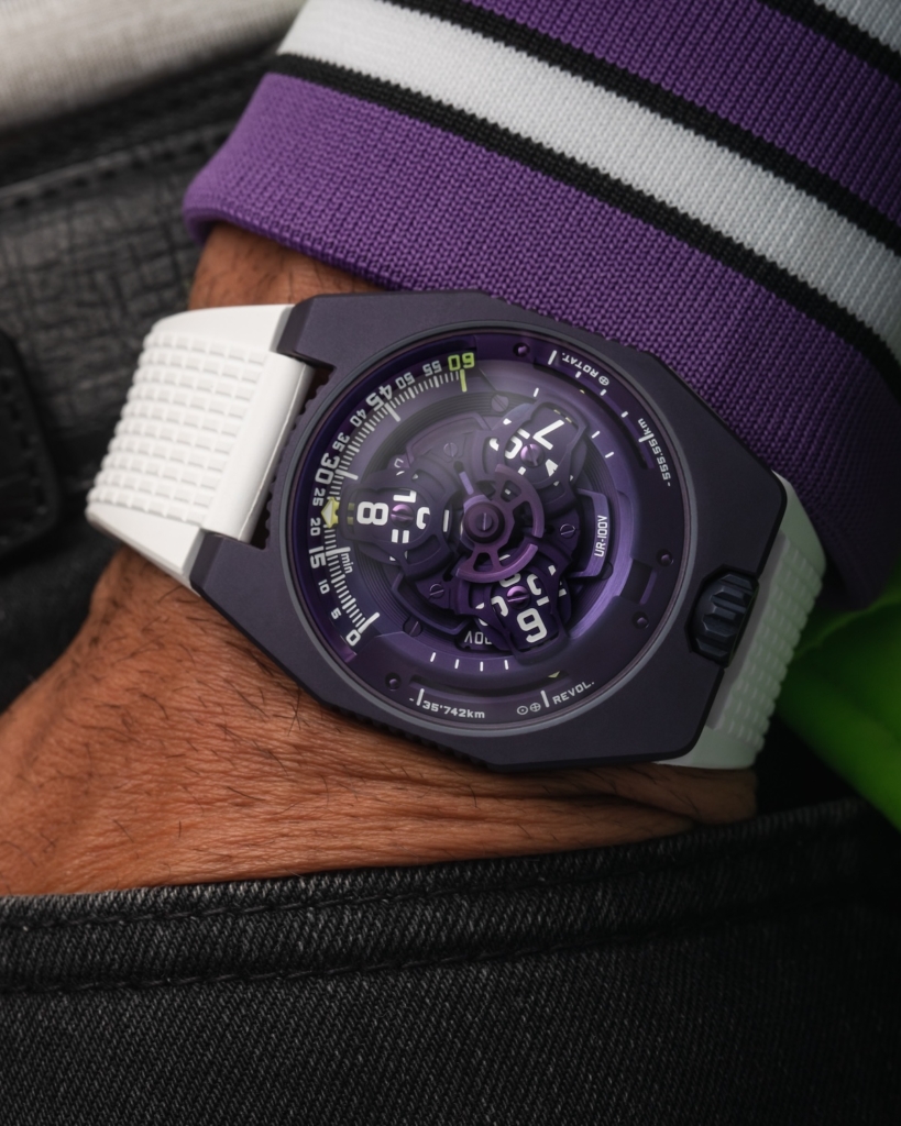 Urwerk UR-100V UltraViolet Purple Watch
