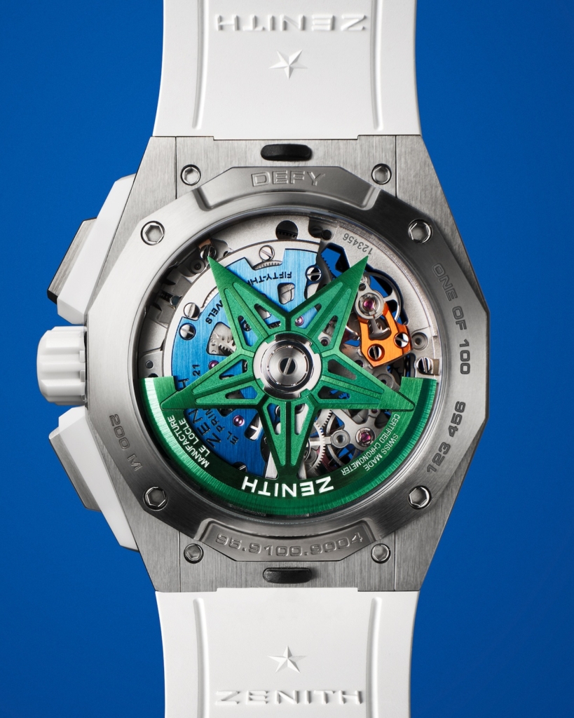 Caliber El Primero 9004 with special Chroma finishing