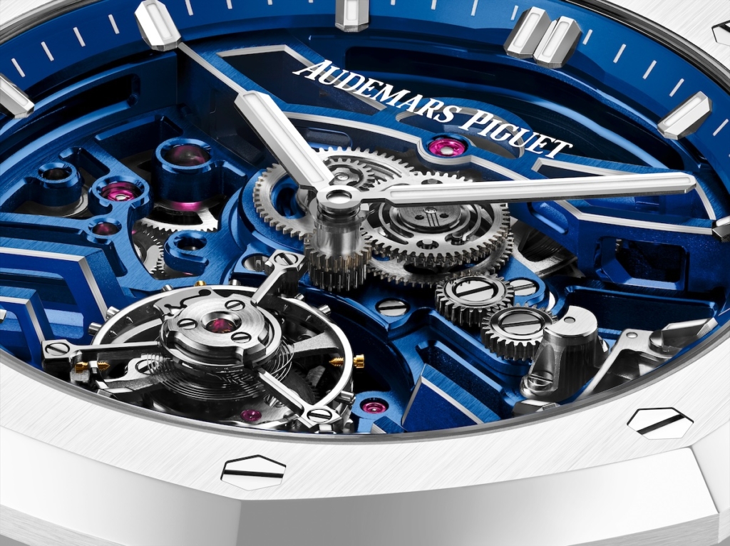 White Ceramic Royal Oak Selfwinding Flying Tourbillon Openworked