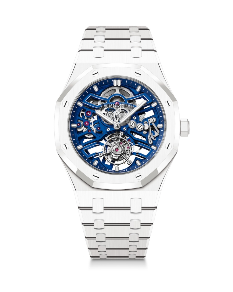 White Ceramic Royal Oak Selfwinding Flying Tourbillon Openworked