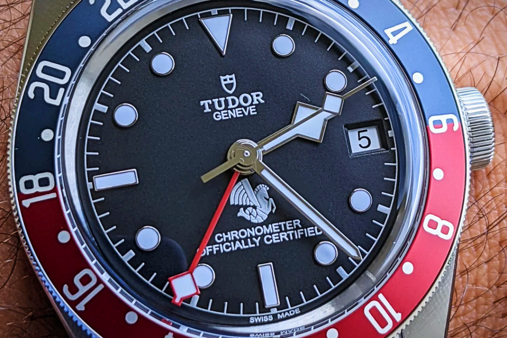 Tudor Black Bay GMT with Air France logo