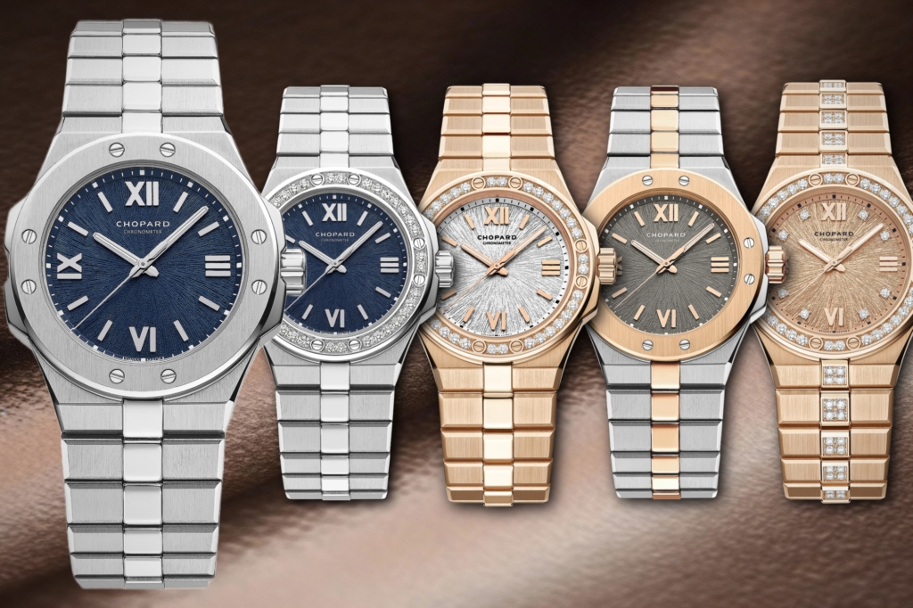 Five different Chopard Alpine Eagle 33 references