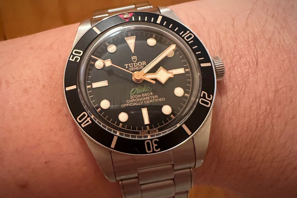 Tudor Black Bay 58 with factory-custom "Aloha" dial