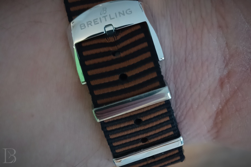 Copper/black NATO strap