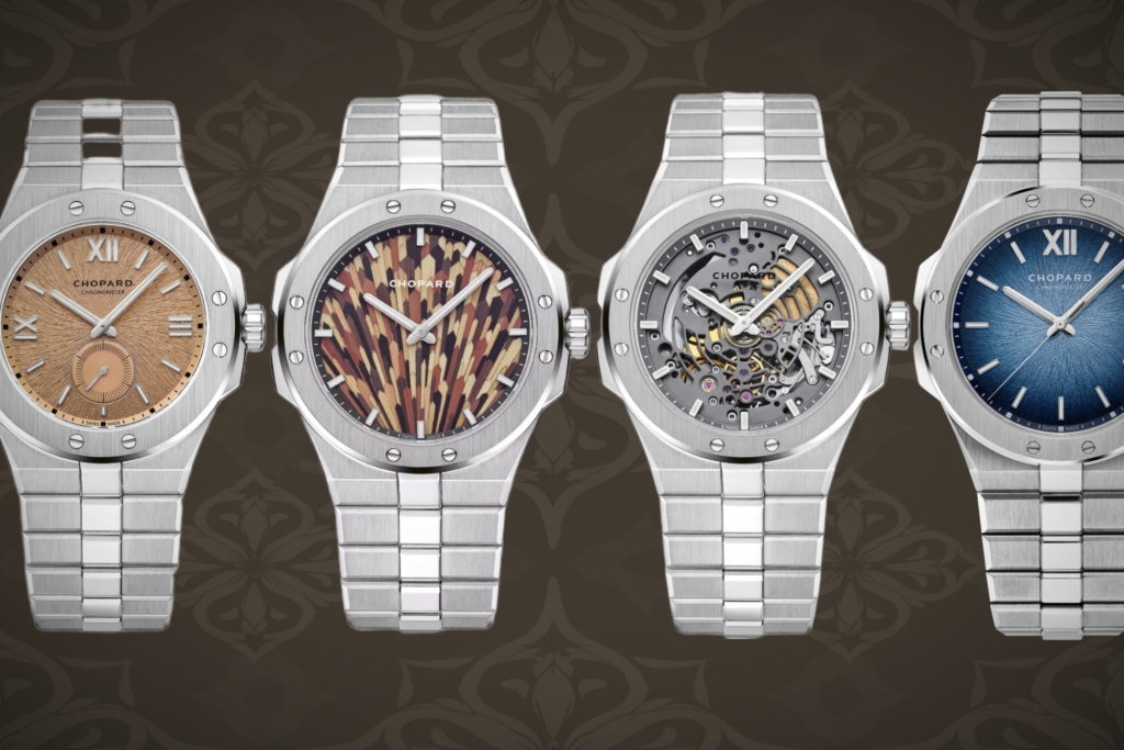 All four Chopard Alpine Eagle 41 XP variants