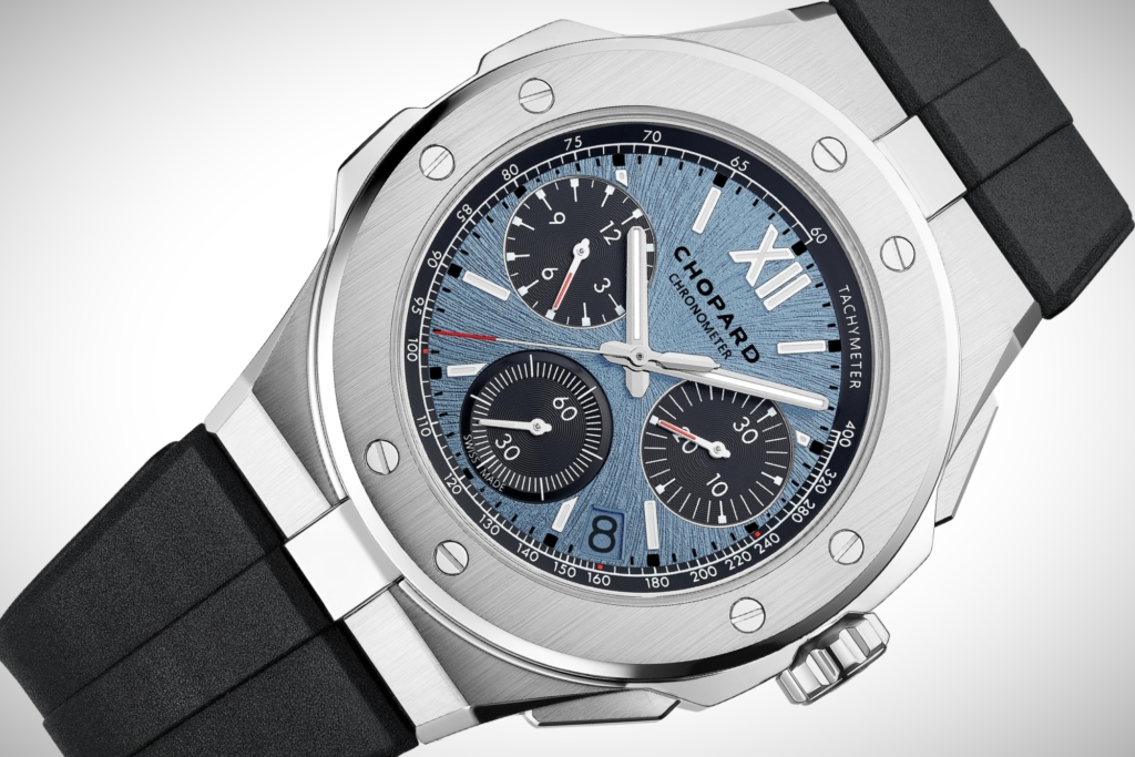Chopard Alpine Eagle XL Chrono Titanium with Rhone Blue dial