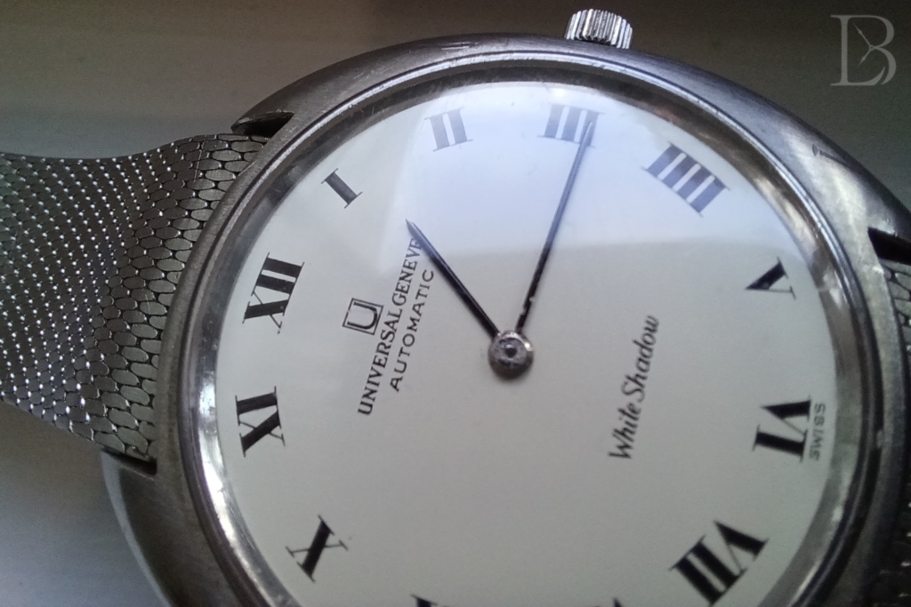 This is the original style of Universal Geneve White Shadow dial