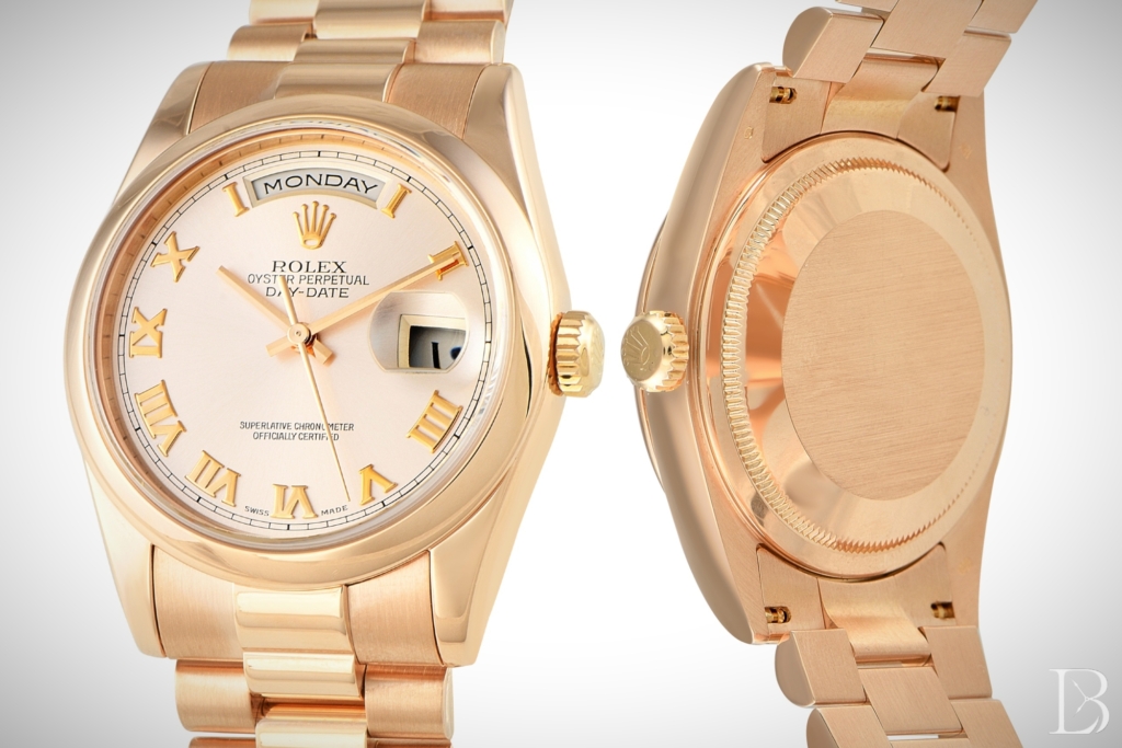 The Day-Date 36 ref. 118205 is a relatively underrated rose gold Rolex